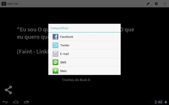 Trechos android App screenshot 1